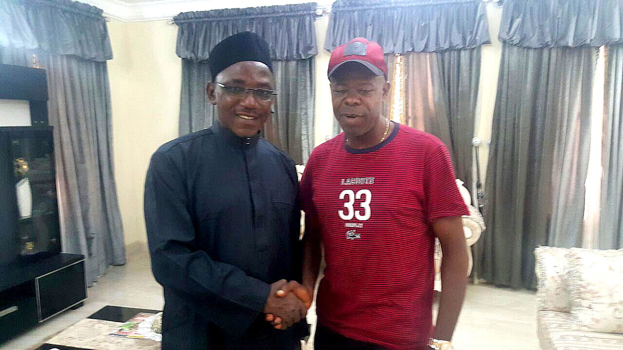 Sports Minister Dalung and Friday Kujah